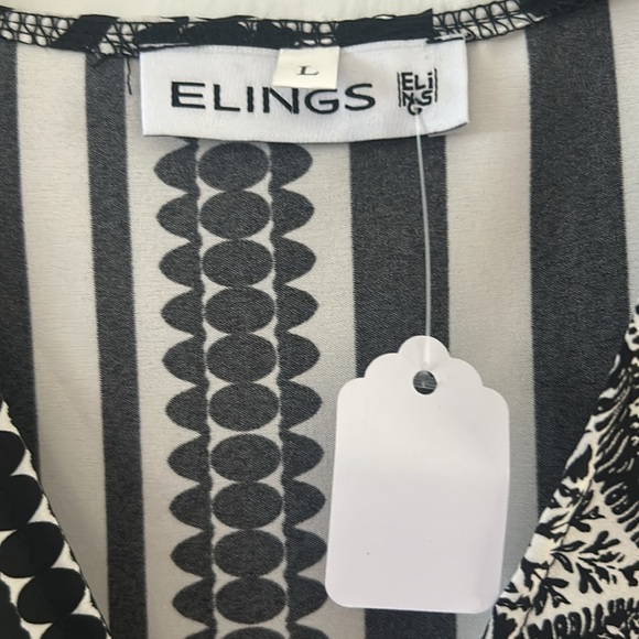 NWT Black and White Dress - Picture 2 of 7